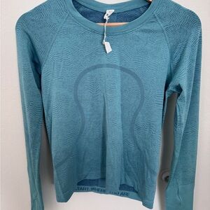 lululemon athletica Blue Long Sleeve Top